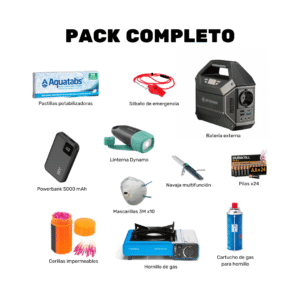 Pack Supervivencia Completo España